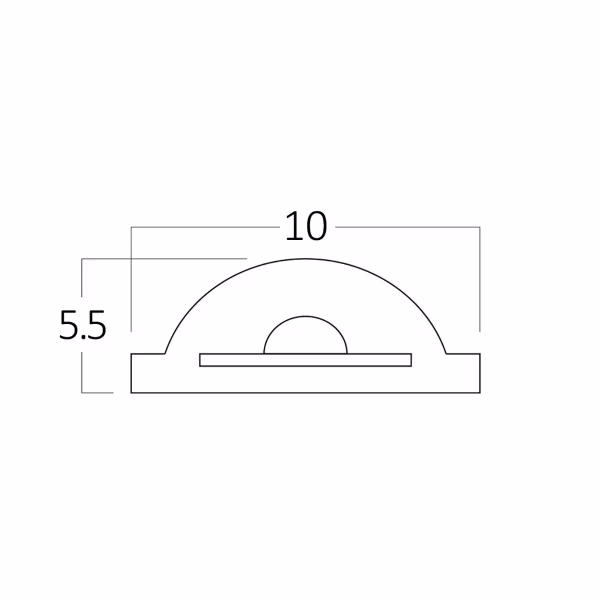 HLW LED Waterdichte LED strip met COB LED - Koud Wit 6000K HLW LED Waterdichte LED strip met COB LED - Koud Wit 6000K