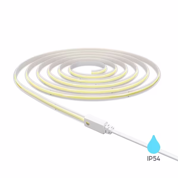 HLW LED Waterdichte LED strip met COB LED, Koud Wit 6000K HLW LED Waterdichte LED strip met COB LED, Koud Wit 6000K