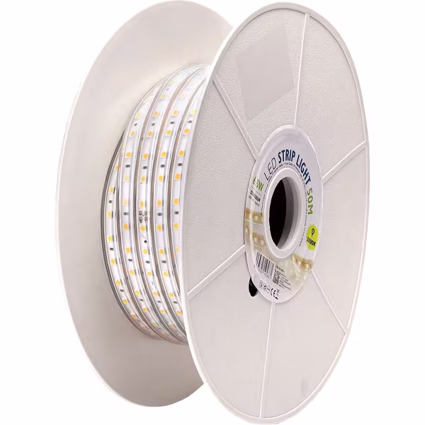 HLW LED LED Strip 50m - Warm Wit 3000K - IP65 Waterdicht HLW LED LED Strip 50m - Warm Wit 3000K - IP65 Waterdicht