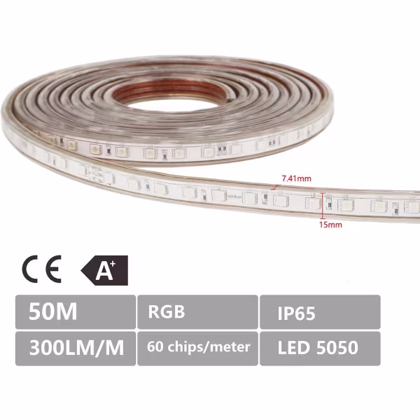 HLW LED LED Strip Aigi Strabo 50m - Warm White 3000K, IP65 Waterproof HLW LED LED Strip Aigi Strabo 50m - Warm White 3000K, IP65 Waterproof