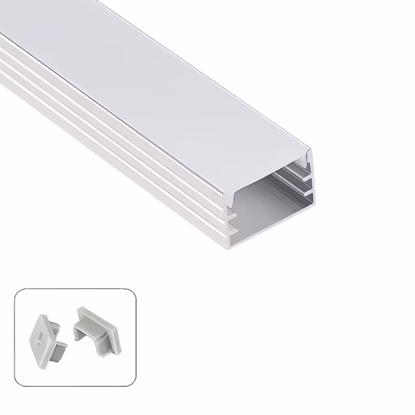 Velvalux Velvalux Aluminium Profiel Zilver voor LED strip Trapverlichting Velvalux Velvalux Aluminium Profiel Zilver voor LED strip Trapverlichting