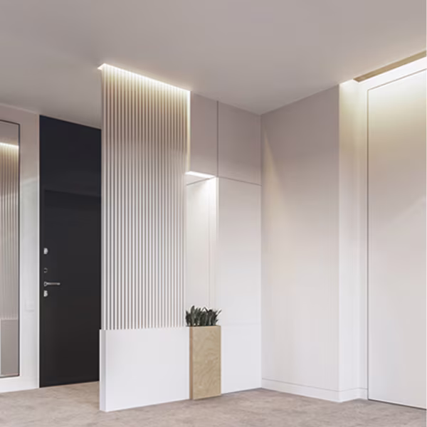 Velvalux LED Strip Profile Velvalux Profi - Black Aluminum Recessed 1m Velvalux LED Strip Profile Velvalux Profi - Black Aluminum Recessed 1m