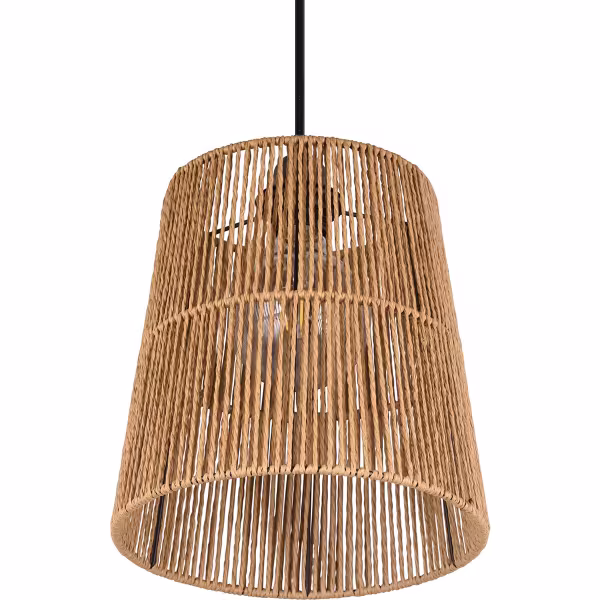 HLW LED LED Hanglamp Trion Holz - Elegante ronde hangverlichting met E27 fitting, energiezuinig en duurzaam HLW LED LED Hanglamp Trion Holz - Elegante ronde hangverlichting met E27 fitting, energiezuinig en duurzaam