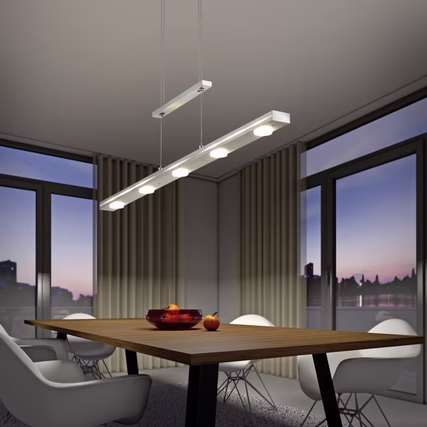 HLW LED LED Pendant Lamp Trion Lacy 21W - Dimmable, Adjustable Color, Matte Nickel HLW LED LED Pendant Lamp Trion Lacy 21W - Dimmable, Adjustable Color, Matte Nickel