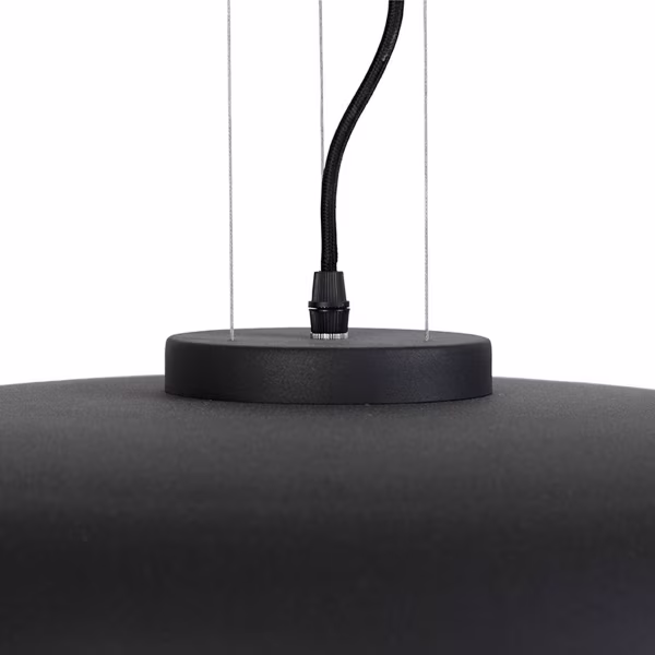 HLW LED Zwarte LED Hanglamp Trion Barnon - 4-lichts, Mat Aluminium, E27 fitting HLW LED Zwarte LED Hanglamp Trion Barnon - 4-lichts, Mat Aluminium, E27 fitting