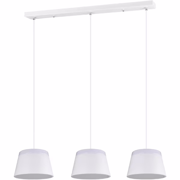 HLW LED Witte LED Hanglamp Trion Barnaness - 6-lichts, Mat Wit Aluminium, E14 HLW LED Witte LED Hanglamp Trion Barnaness - 6-lichts, Mat Wit Aluminium, E14