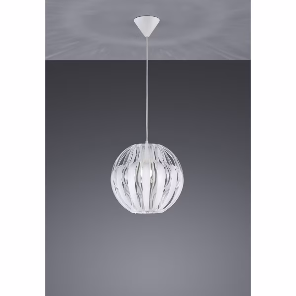 HLW LED Fabric LED Pendant Lamp Trion Pumon XL - White LED Pendant Lamp with E27 Fitting HLW LED Fabric LED Pendant Lamp Trion Pumon XL - White LED Pendant Lamp with E27 Fitting