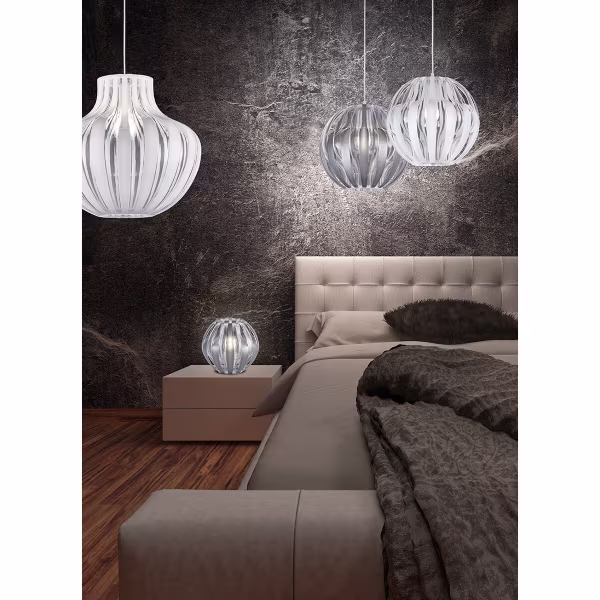 HLW LED Fabric LED Pendant Lamp Trion Pumon XL - White LED Pendant Lamp with E27 Fitting HLW LED Fabric LED Pendant Lamp Trion Pumon XL - White LED Pendant Lamp with E27 Fitting