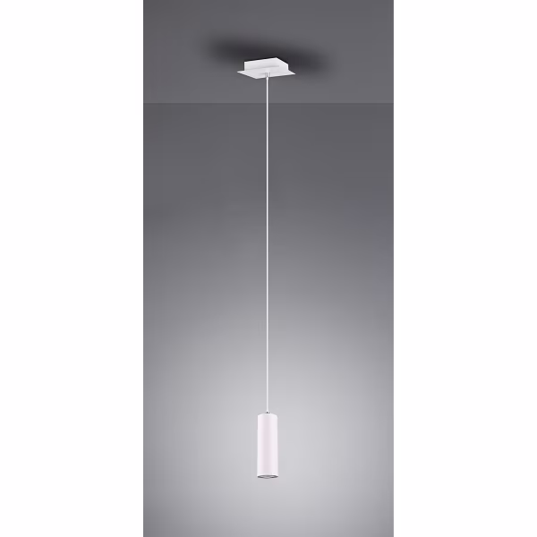 HLW LED Witte LED Hanglamp Trion Mary - Mat Wit Aluminium, GU10 Fitting, 1-lichts HLW LED Witte LED Hanglamp Trion Mary - Mat Wit Aluminium, GU10 Fitting, 1-lichts