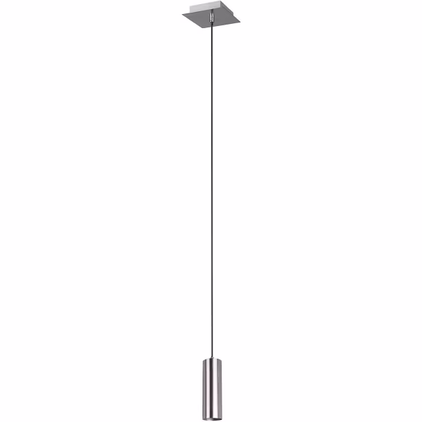 HLW LED LED Pendant Lamp Trion Mary - 1-light Square Matte Nickel with GU10 Fitting HLW LED LED Pendant Lamp Trion Mary - 1-light Square Matte Nickel with GU10 Fitting