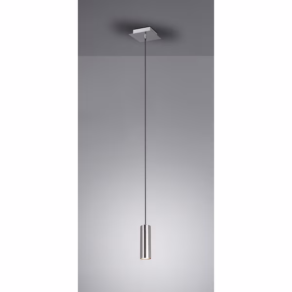 HLW LED LED Pendant Lamp Trion Mary - 1-light Square Matte Nickel with GU10 Fitting HLW LED LED Pendant Lamp Trion Mary - 1-light Square Matte Nickel with GU10 Fitting