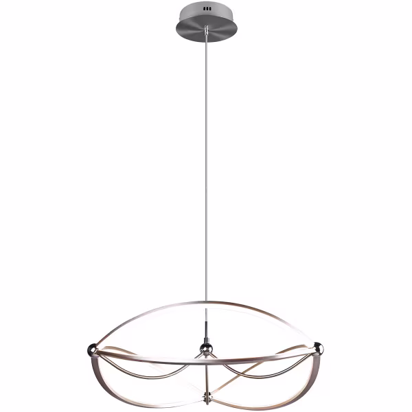 HLW LED Dimmable LED Pendant Lamp Trion Charis 42W - Warm White 3000K - Matte Nickel HLW LED Dimmable LED Pendant Lamp Trion Charis 42W - Warm White 3000K - Matte Nickel