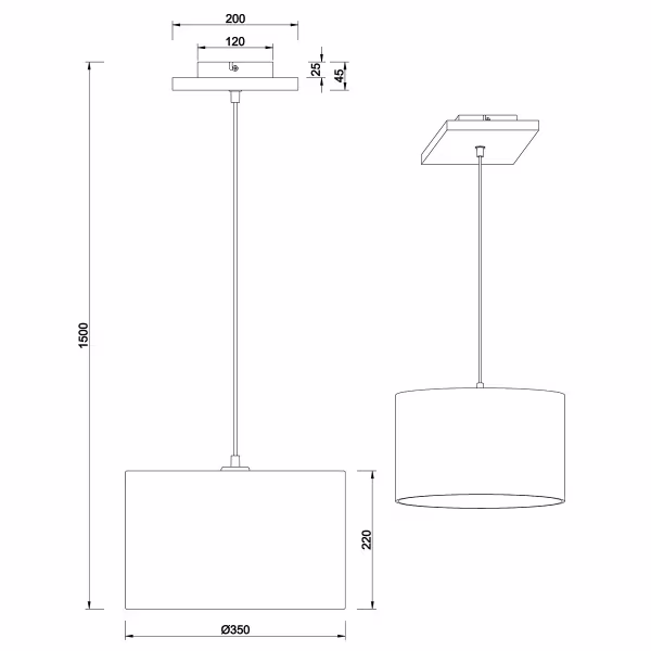 HLW LED LED Hanglamp Trion Elmo - Rond Antiek Nikkel Aluminium met E27 Fitting HLW LED LED Hanglamp Trion Elmo - Rond Antiek Nikkel Aluminium met E27 Fitting