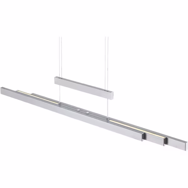 HLW LED LED Pendant Lamp Trion Trojan 54W - Matte Nickel, Aluminum, Up & Down Lighting HLW LED LED Pendant Lamp Trion Trojan 54W - Matte Nickel, Aluminum, Up & Down Lighting