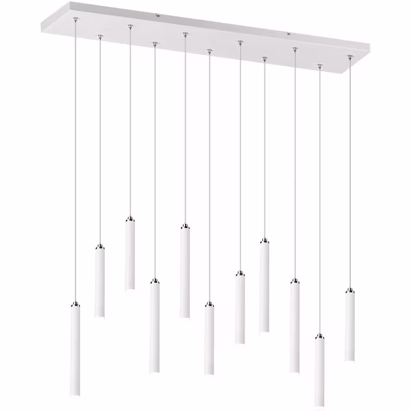 HLW LED Witte Dimbare LED Hanglamp Trion Tular 22W - Warm Wit 3000K, Aluminium HLW LED Witte Dimbare LED Hanglamp Trion Tular 22W - Warm Wit 3000K, Aluminium