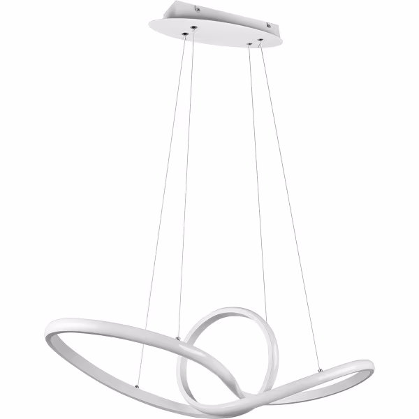 HLW LED LED Hanglamp 28W - Dimbaar, Neutraal Wit 4000K - Mat Wit Aluminium HLW LED LED Hanglamp 28W - Dimbaar, Neutraal Wit 4000K - Mat Wit Aluminium