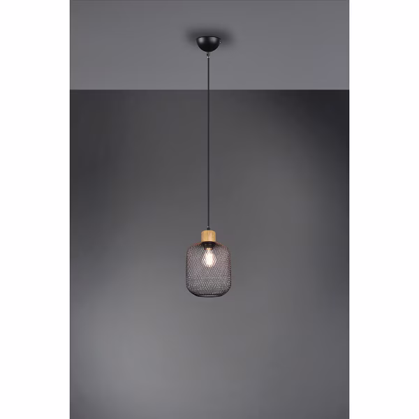 HLW LED Black LED Pendant Lamp Trion Kalim - Matte Black, Aluminum, E27 Fitting, 1-light HLW LED Black LED Pendant Lamp Trion Kalim - Matte Black, Aluminum, E27 Fitting, 1-light