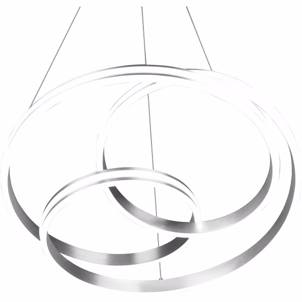 HLW LED Dimbare LED Hanglamp Trion Yarino 60W - Rond, Mat Nikkel, Aluminium HLW LED Dimbare LED Hanglamp Trion Yarino 60W - Rond, Mat Nikkel, Aluminium