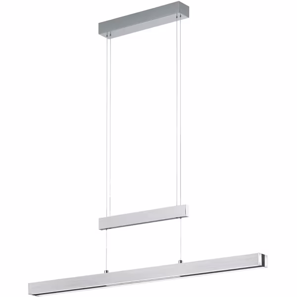 HLW LED LED Hanglamp 45W Trion Trojan Up & Down - Aanpasbare Kleur, Geborsteld Zilver HLW LED LED Hanglamp 45W Trion Trojan Up & Down - Aanpasbare Kleur, Geborsteld Zilver
