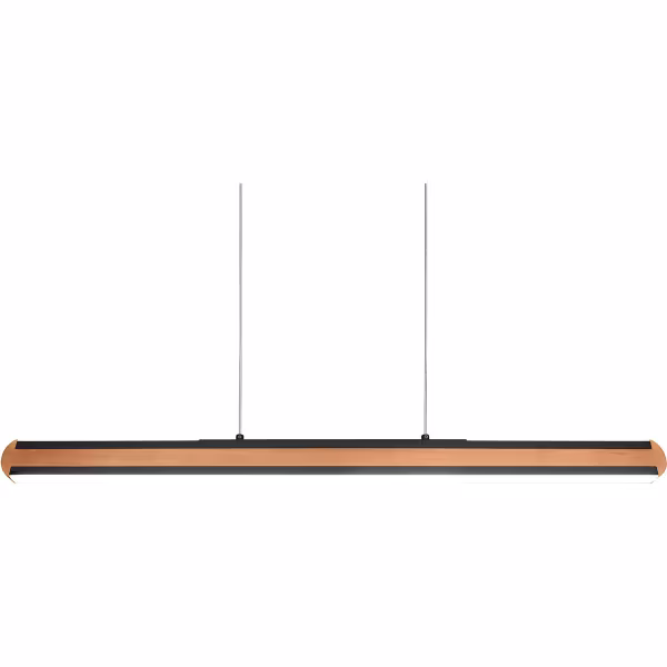 HLW LED Stijlvolle Zwarte LED Hanglamp Hout 42W - Aanpasbare Kleur & Up & Down Licht HLW LED Stijlvolle Zwarte LED Hanglamp Hout 42W - Aanpasbare Kleur & Up & Down Licht