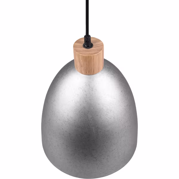 HLW LED LED Pendant Lamp Trion Jaguar - Round, Matte Nickel, Aluminum, 40W LED, E27 Fitting HLW LED LED Pendant Lamp Trion Jaguar - Round, Matte Nickel, Aluminum, 40W LED, E27 Fitting