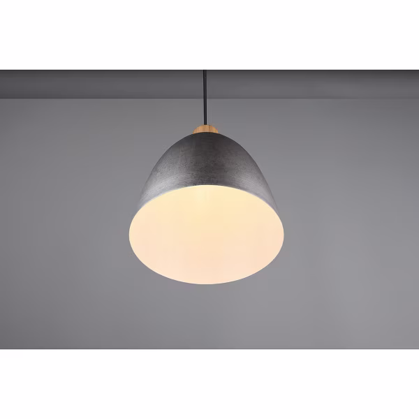 HLW LED LED Pendant Lamp Trion Jaguar - Round, Matte Nickel, Aluminum, 40W LED, E27 Fitting HLW LED LED Pendant Lamp Trion Jaguar - Round, Matte Nickel, Aluminum, 40W LED, E27 Fitting