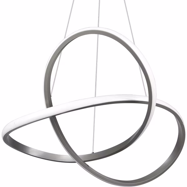 HLW LED Modern Dimmable LED Pendant Lamp 5W in White - Neutral White Light, Matte Nickel HLW LED Modern Dimmable LED Pendant Lamp 5W in White - Neutral White Light, Matte Nickel