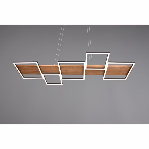 HLW LED LED Pendant Lamp 42W - Dimmable, Black & White - Warm White 3000K - Stylish Lighting HLW LED LED Pendant Lamp 42W - Dimmable, Black & White - Warm White 3000K - Stylish Lighting