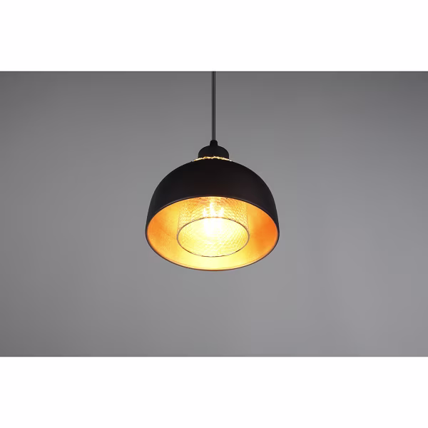HLW LED Black LED Pendant Lamp Trion Palmo - Matte Black Aluminum, E27, 1-light, Adjustable HLW LED Black LED Pendant Lamp Trion Palmo - Matte Black Aluminum, E27, 1-light, Adjustable