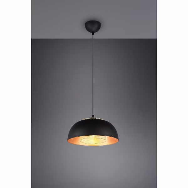 HLW LED Black LED Pendant Lamp Trion Palmo XL - Matte Black Aluminum, E27, 1-light HLW LED Black LED Pendant Lamp Trion Palmo XL - Matte Black Aluminum, E27, 1-light