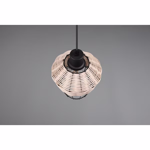 HLW LED LED Pendant Lamp Trion Bera - 1-light, E27 Fitting, Round Brown Aluminum HLW LED LED Pendant Lamp Trion Bera - 1-light, E27 Fitting, Round Brown Aluminum