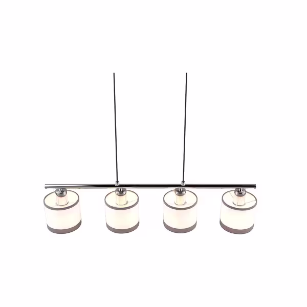 HLW LED Metalen LED Hanglamp Trion Vamos - 4-lichts LED lamp met E14 fitting, chroom HLW LED Metalen LED Hanglamp Trion Vamos - 4-lichts LED lamp met E14 fitting, chroom