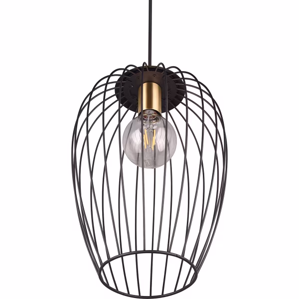 HLW LED Modern Adjustable Metal LED Pendant Lamp - Black LED Lamp E27 Fitting HLW LED Modern Adjustable Metal LED Pendant Lamp - Black LED Lamp E27 Fitting