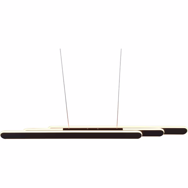 HLW LED Black Metal LED Pendant Lamp 48W - Trion Clio Round & Adjustable HLW LED Black Metal LED Pendant Lamp 48W - Trion Clio Round & Adjustable