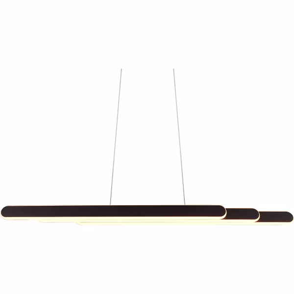 HLW LED Black Metal LED Pendant Lamp 48W - Trion Clio Round & Adjustable HLW LED Black Metal LED Pendant Lamp 48W - Trion Clio Round & Adjustable