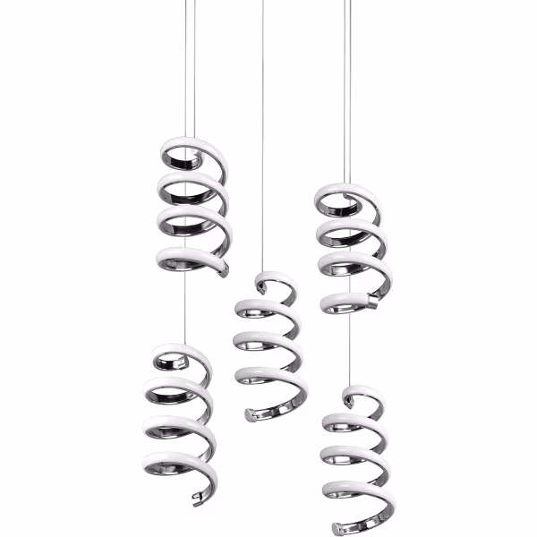 HLW LED Ronde Metalen LED Hanglamp 8W - Witte LED Lamp Neutraal Wit 4000K Dimbaar HLW LED Ronde Metalen LED Hanglamp 8W - Witte LED Lamp Neutraal Wit 4000K Dimbaar