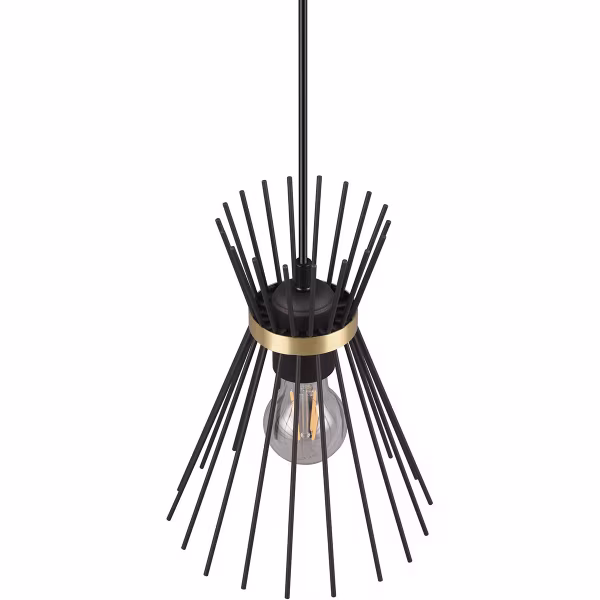 HLW LED Metal LED Pendant Lamp Trion Drado - Black & Gold LED Pendant Lamp E27 HLW LED Metal LED Pendant Lamp Trion Drado - Black & Gold LED Pendant Lamp E27