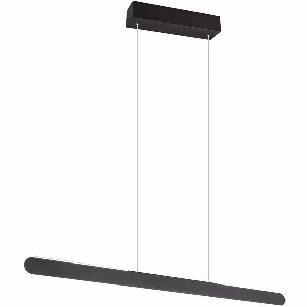 HLW LED Dimbare LED Hanglamp 28W - Mat Zwart Metalen LED Lamp met Aanpasbare Kleur HLW LED Dimbare LED Hanglamp 28W - Mat Zwart Metalen LED Lamp met Aanpasbare Kleur