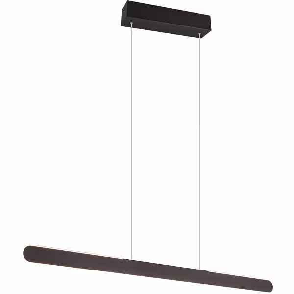 HLW LED Dimbare LED Hanglamp 28W - Mat Zwart Metalen LED Lamp met Aanpasbare Kleur HLW LED Dimbare LED Hanglamp 28W - Mat Zwart Metalen LED Lamp met Aanpasbare Kleur