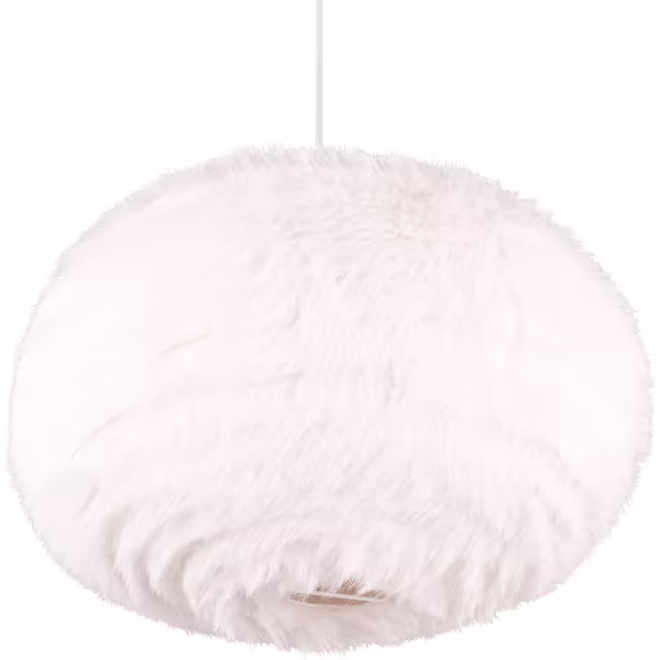 HLW LED LED Hanglamp Trion Fluffy XL - Taupe synthetisch pluche, 1-lichts, E27 LED lamp HLW LED LED Hanglamp Trion Fluffy XL - Taupe synthetisch pluche, 1-lichts, E27 LED lamp
