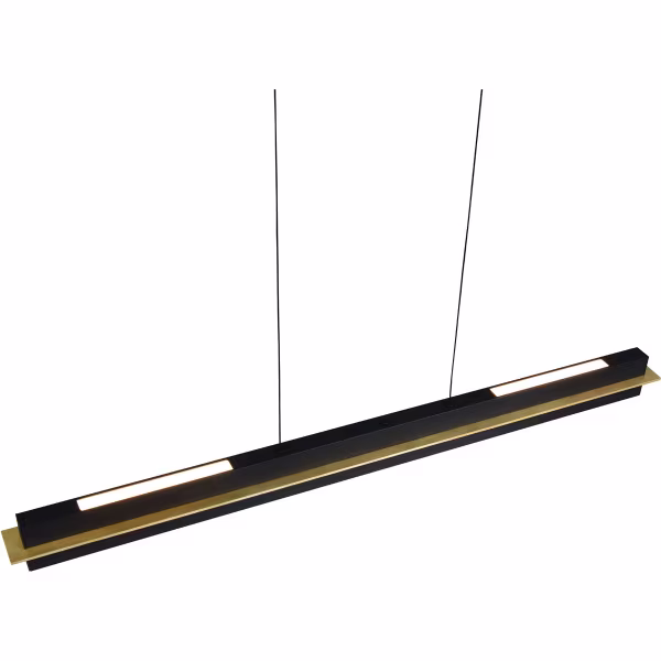 HLW LED LED Hanglamp Trion Semih - Metalen Zwarte LED Hanglamp 22W met Aanraakschakelaar HLW LED LED Hanglamp Trion Semih - Metalen Zwarte LED Hanglamp 22W met Aanraakschakelaar