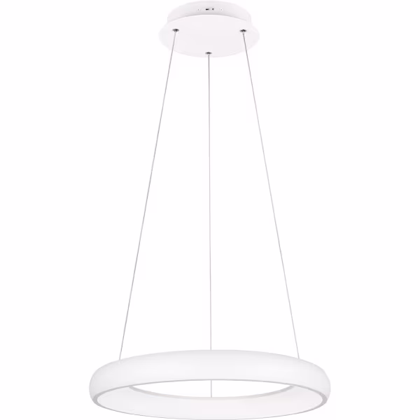 HLW LED 38W Dimbare LED Hanglamp - Metalen & Witte LED Lamp met Aanpasbare Kleur HLW LED 38W Dimbare LED Hanglamp - Metalen & Witte LED Lamp met Aanpasbare Kleur