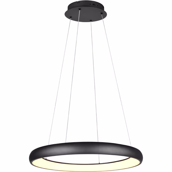 HLW LED Dimbare LED Hanglamp Trion Kardo - Metalen Mat Zwarte LED 59W HLW LED Dimbare LED Hanglamp Trion Kardo - Metalen Mat Zwarte LED 59W