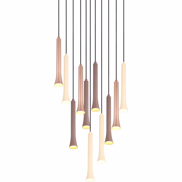 HLW LED Modern Metal Dimmable Black LED Pendant Lamp Trion Ato - 11x 3W LED HLW LED Modern Metal Dimmable Black LED Pendant Lamp Trion Ato - 11x 3W LED