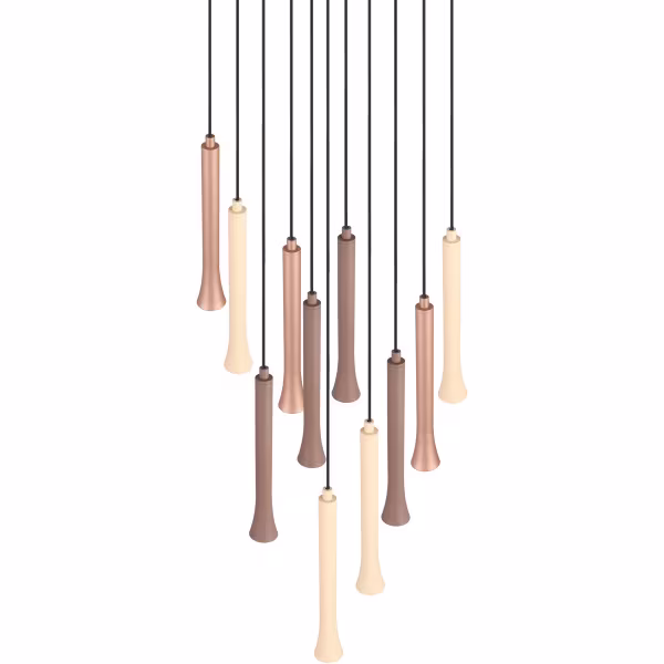 HLW LED Modern Metal Dimmable Black LED Pendant Lamp Trion Ato - 11x 3W LED HLW LED Modern Metal Dimmable Black LED Pendant Lamp Trion Ato - 11x 3W LED