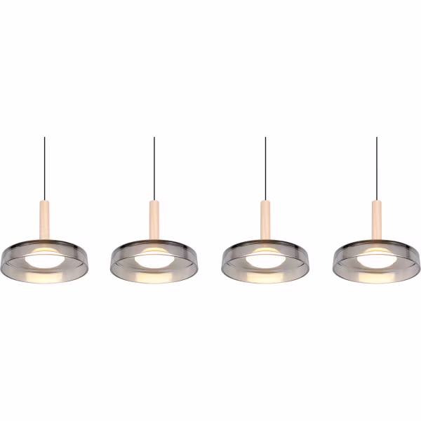 HLW LED Moderne Metalen Dimbare LED Hanglamp 30W - Zwart & Wit, Warm Wit Licht HLW LED Moderne Metalen Dimbare LED Hanglamp 30W - Zwart & Wit, Warm Wit Licht