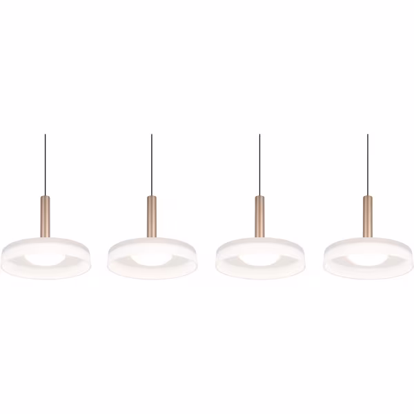 HLW LED LED Hanglamp 30W - Dimbare Witte Metalen LED Hanglamp in Warm Wit 3000K HLW LED LED Hanglamp 30W - Dimbare Witte Metalen LED Hanglamp in Warm Wit 3000K