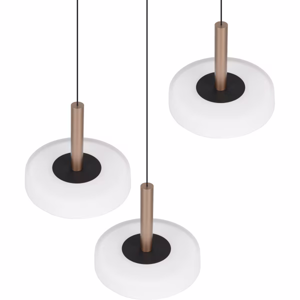 HLW LED Moderne Metalen Dimbare LED Hanglamp - Witte LED Lamp 5W Warm Wit HLW LED Moderne Metalen Dimbare LED Hanglamp - Witte LED Lamp 5W Warm Wit