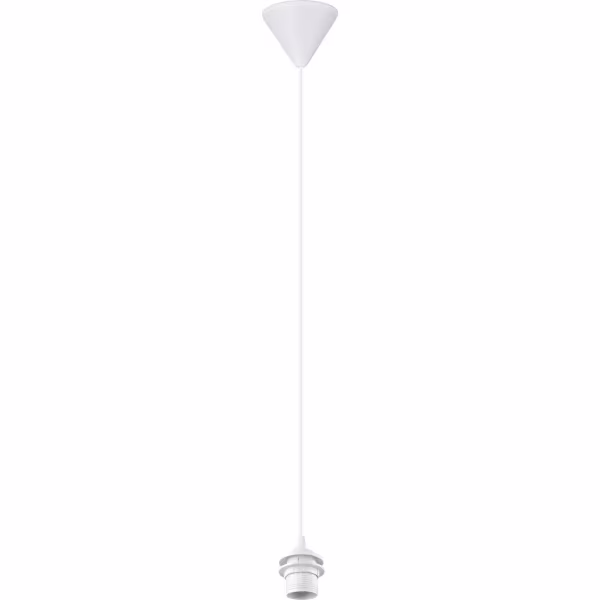 HLW LED Stoffen Witte LED Hanglamp met E27 fitting - Compacte LED lamp voor elk interieur HLW LED Stoffen Witte LED Hanglamp met E27 fitting - Compacte LED lamp voor elk interieur