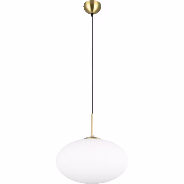 HLW LED Metalen Gouden LED Hanglamp Trion Ferdi – 1-lichts, E27, 40cm Rond HLW LED Metalen Gouden LED Hanglamp Trion Ferdi – 1-lichts, E27, 40cm Rond